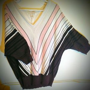 🚫SOLD🚫Sparkly Striped Sweater